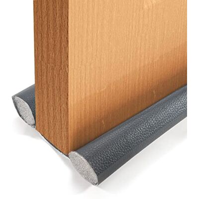Pazzlas Door Draft Excluder Double Insulated Door Draft Stopper Boudin Foam & Microfleece White Pazzlas Door Draft Excluder Double Insulated Door Draft Stopper Boudin Foam & Microfleece White