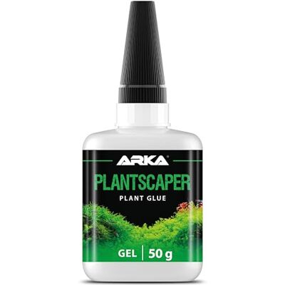 ARKA Plant Glue Aquarium 50 g Plantscaper Gel Glue for Aquarium Plants for mosses, plants, stones, roots and decor, no-drip cyanoacrylate gel, bonds underwater, freshwater aquarium, aquascaping ARKA Plant Glue Aquarium 50 g Plantscaper Gel Glue for Aquarium Plants for mosses, plants, stones, roots and decor, no-drip cyanoacrylate gel, bonds underwater, freshwater aquarium, aquascaping
