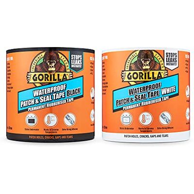 Gorilla - 9044711 - Black/White - 3m - Tape Gorilla - 9044711 - Black/White - 3m - Tape