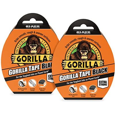GORILLA Tape Black 32m (2 Pack) GORILLA Tape Black 32m (2 Pack)