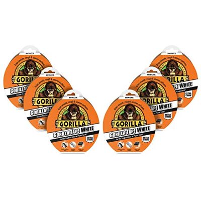 GORILLA Tape White 27m (Pack of 6) GORILLA Tape White 27m (Pack of 6)