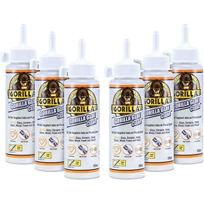 GORILLA Glue Clear 170ml (6 Pack) GORILLA Glue Clear 170ml (6 Pack)