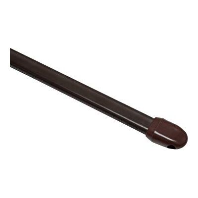 Gardinia Window Sash Rod, 2-Pack, Incl. Plastic End Pieces and Screw Hooks, Extendable, ∅ 11 mm, Length 40-65 cm, Metal/Plastic, Brown Gardinia Window Sash Rod, 2-Pack, Incl. Plastic End Pieces and Screw Hooks, Extendable, ∅ 11 mm, Length 40-65 cm, Metal/Plastic, Brown
