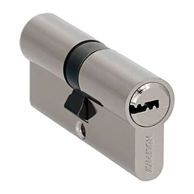 WOLFPACK Safety Cylinder 30 x 30 mm, Long Nickel-Plated cam with 5 Keys WOLFPACK Safety Cylinder 30 x 30 mm, Long Nickel-Plated cam with 5 Keys