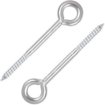 Merriway BH08140 Screw-In Scaffolding Eye Bolts, BZP Bright Zinc Plated, M12 x 190mm, Heavy Duty Fixing Eye Screws, Pack of 2 Merriway BH08140 Screw-In Scaffolding Eye Bolts, BZP Bright Zinc Plated, M12 x 190mm, Heavy Duty Fixing Eye Screws, Pack of 2