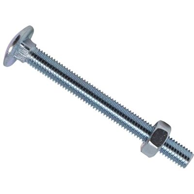 Metalmate M10 X 100 Cup Sq Hex Bolts Zp Gr4.8 Bx25, Durable Design For Professional And Diy Use Metalmate M10 X 100 Cup Sq Hex Bolts Zp Gr4.8 Bx25, Durable Design For Professional And Diy Use