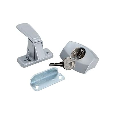 JR Products 10805 Silver Camper Door Latch JR Products 10805 Silver Camper Door Latch