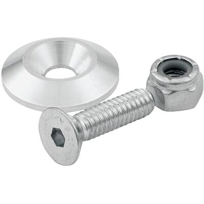 Allstar Performance ALL18632 1/4" x 1" Countersunk Bolt Kit with 1" OD Washer, (Set of 10) Allstar Performance ALL18632 1/4" x 1" Countersunk Bolt Kit with 1" OD Washer, (Set of 10)