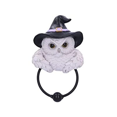 Nemesis Now Snowy Magic Door Knocker, White, 21cm Nemesis Now Snowy Magic Door Knocker, White, 21cm