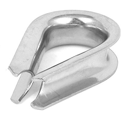 Uxcell sourcing map 20mm 3/4-inch Stainless Steel Wire Rope Cable Thimbles Silver Tone Uxcell sourcing map 20mm 3/4-inch Stainless Steel Wire Rope Cable Thimbles Silver Tone