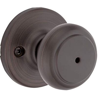 Kwikset 93001-868 Cove Privacy Knob Lockset, Venetian Bronze Kwikset 93001-868 Cove Privacy Knob Lockset, Venetian Bronze