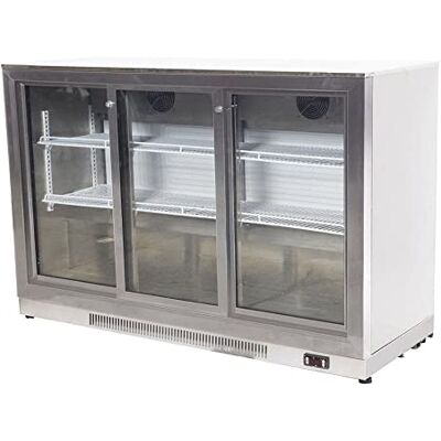 Stalwart DA-SSBC03PS Back bar Cooler 3 Sliding Doors 312 litres Stainless Steel Stalwart DA-SSBC03PS Back bar Cooler 3 Sliding Doors 312 litres Stainless Steel