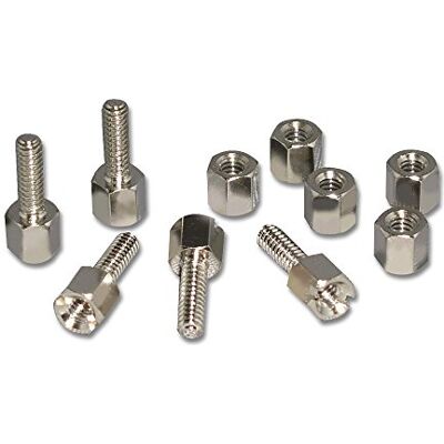LINDY Holding Posts & Nuts for VGA Faceplate Pack of 50 LINDY Holding Posts & Nuts for VGA Faceplate Pack of 50