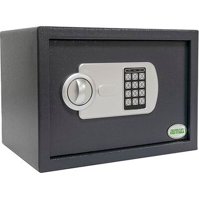 Amig Home Safe with Code Integrated Security Box Steel Camouflaged Ideal for Home Protection of Money and Valuable Jewellery 31 x 20 x 20 cm Amig Home Safe with Code Integrated Security Box Steel Camouflaged Ideal for Home Protection of Money and Valuable Jewellery 31 x 20 x 20 cm