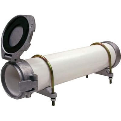 Buyers Products CC600 PVC Conduit Carrier Kit, 6 Inch Diameter, Mounting Hardware Included, Spring-Loaded Latch, Weather-Resistant Door Gasket Buyers Products CC600 PVC Conduit Carrier Kit, 6 Inch Diameter, Mounting Hardware Included, Spring-Loaded Latch, Weather-Resistant Door Gasket