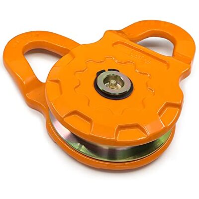 GA GEARAMERICA GearAmerica Mega Snatch Block 25T Strength (25,000 LBS WLL) Heavy Duty Winch Pulley System for Synthetic Rope or Steel Cable Offroad Like a Pro Control Recovery Direction, Double Winch Power GA GEARAMERICA GearAmerica Mega Snatch Block 25T Strength (25,000 LBS WLL) Heavy Duty Winch Pulley System for Synthetic Rope or Steel Cable Offroad Like a Pro Control Recovery Direction, Double Winch Power
