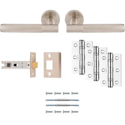 Carlisle Brass Lagos Ultimate Door Pack, Satin Nickel Carlisle Brass Lagos Ultimate Door Pack, Satin Nickel