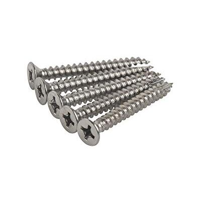 Hinge Outlet Satin Nickel Wood Screws for Hinges 9 x 1.5 Inch 24 Pack Hinge Outlet Satin Nickel Wood Screws for Hinges 9 x 1.5 Inch 24 Pack