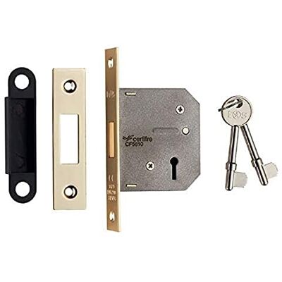 Carlisle Brass EASI-T 3 LEVER DEADLOCK 64MM RESIDENTIAL (SATIN) Carlisle Brass EASI-T 3 LEVER DEADLOCK 64MM RESIDENTIAL (SATIN)