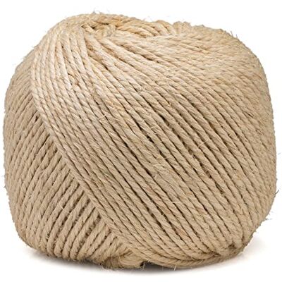 La cordeline Natural Sisal Twine 4 mm ± 190 m Garden Rope Cat Tree DIY Packaging La cordeline Natural Sisal Twine 4 mm ± 190 m Garden Rope Cat Tree DIY Packaging