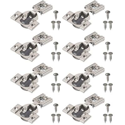 Blum 38N355BE08x8S Compact Soft-Close 1/2'' Overlay otion Hinge, Nickel Finish (Pack of 8) Blum 38N355BE08x8S Compact Soft-Close 1/2'' Overlay otion Hinge, Nickel Finish (Pack of 8)