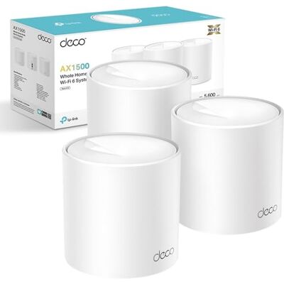 TP-Link Deco X10(3-Pack) AX1500 Whole Home Mesh WiFi 6 System Wi-Fi Extender Booster, Covers up to 5,600 sq.ft, Connects 120 Devices, Seamless AI Roaming, HomeShield, Alexa Compatible TP-Link Deco X10(3-Pack) AX1500 Whole Home Mesh WiFi 6 System Wi-Fi Extender Booster, Covers up to 5,600 sq.ft, Connects 120 Devices, Seamless AI Roaming, HomeShield, Alexa Compatible
