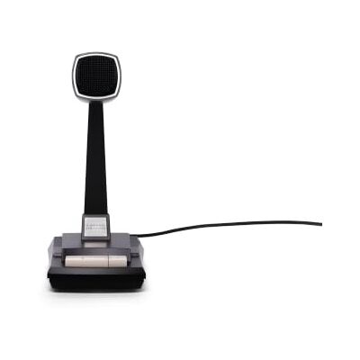 CAD AUDIO Astatic 878HL-2 Omni Directional Dynamic Desktop Microphone with Locking Push-to-Talk Switch CAD AUDIO Astatic 878HL-2 Omni Directional Dynamic Desktop Microphone with Locking Push-to-Talk Switch