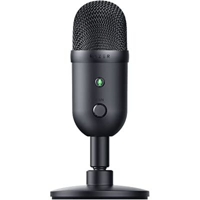 Razer Seiren V2 X USB Condenser Microphone for Streaming and Gaming on PC: Supercardioid Pickup Pattern Integrated Digital Limiter Mic Monitoring and Gain Control Built-in Shock Absorber Razer Seiren V2 X USB Condenser Microphone for Streaming and Gaming on PC: Supercardioid Pickup Pattern Integrated Digital Limiter Mic Monitoring and Gain Control Built-in Shock Absorber