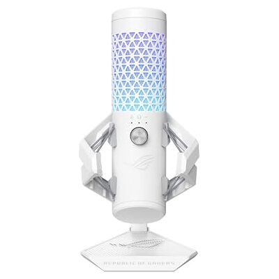 Asus ROG Carnyx USB Gaming Microphone (25mm condenser capsule, 192kHz/24-bit, cardioid, high-pass filter, built-in pop filter, metal shock mount, one-touch mute, USB, Aura Sync RGB)- Black Asus ROG Carnyx USB Gaming Microphone (25mm condenser capsule, 192kHz/24-bit, cardioid, high-pass filter, built-in pop filter, metal shock mount, one-touch mute, USB, Aura Sync RGB)- Black