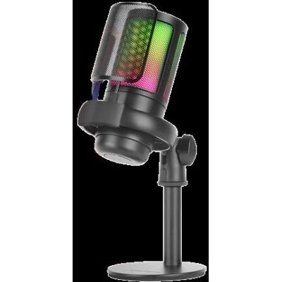 Watio Wave Microphone MMIC-SE microphone in Black, with ARGB lighting, ideal for streaming and recording, ergonomic design and clear sound.* Watio Wave Microphone MMIC-SE microphone in Black, with ARGB lighting, ideal for streaming and recording, ergonomic design and clear sound.*