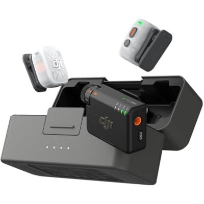 DJI Mic Mini 2S (2 TX + 1 RX + Charging Case), AI Noise Canceling DJI Mic Mini 2S (2 TX + 1 RX + Charging Case), AI Noise Canceling