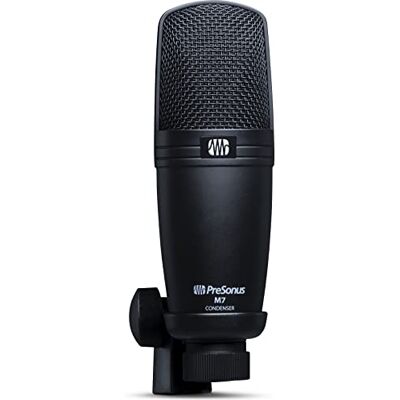 PreSonus M7 Cardioid Condenser Microphone for Recording, Podcasting and Streaming with Mount, XLR cable, Carrying Case PreSonus M7 Cardioid Condenser Microphone for Recording, Podcasting and Streaming with Mount, XLR cable, Carrying Case