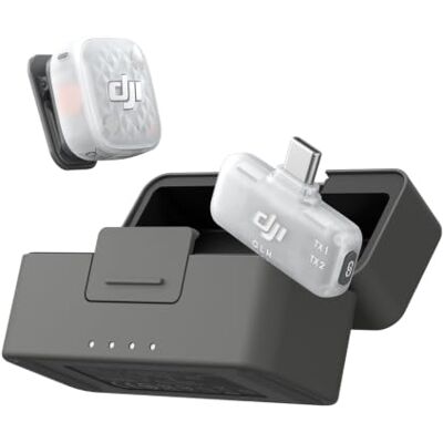 DJI Mic Mini 2S (1 TX + 1 Mobile RX + Charging Case), AI Noise Canceling DJI Mic Mini 2S (1 TX + 1 Mobile RX + Charging Case), AI Noise Canceling