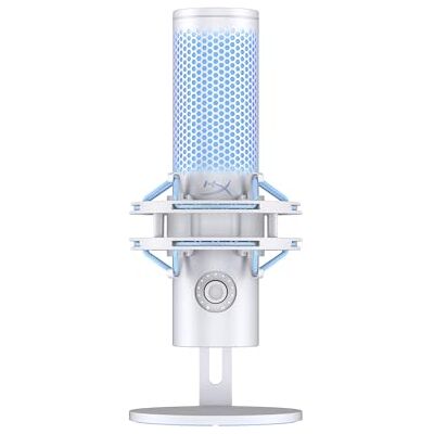 HyperX Quadcast 2 Frost USB Microphone for Gaming, Streaming and Podcasting With On-Board Controls LED Lighting Removable Shock Mount HyperX Quadcast 2 Frost USB Microphone for Gaming, Streaming and Podcasting With On-Board Controls LED Lighting Removable Shock Mount