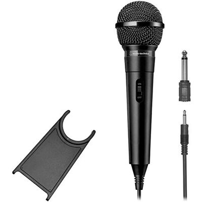Technica ATR1100X Unidirectional Dynamic Vocal/Instrument Microphone includes Desk Stand (Black) Technica ATR1100X Unidirectional Dynamic Vocal/Instrument Microphone includes Desk Stand (Black)