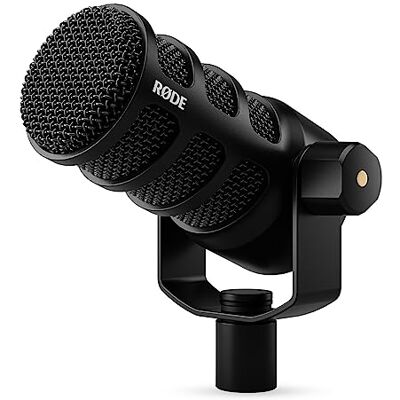 RØDE PodMic USB Versatile Dynamic Broadcast Microphone with XLR and USB Connectivity for Podcasting, Streaming, Gaming, Music Creation and Content Creation RØDE PodMic USB Versatile Dynamic Broadcast Microphone with XLR and USB Connectivity for Podcasting, Streaming, Gaming, Music Creation and Content Creation