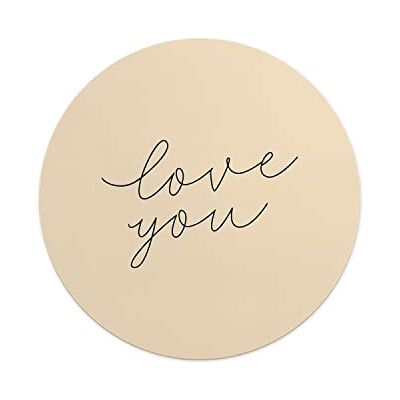 Questo Casa , Round Digital Printed Mouse Pad, Non-Slip Base, for Office and Home, Diameter:22cm Questo Casa , Round Digital Printed Mouse Pad, Non-Slip Base, for Office and Home, Diameter:22cm