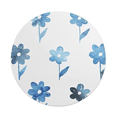 Questo Casa , Round Digital Printed Mouse Pad, Non-Slip Base, for Office and Home, Diameter:22cm Questo Casa , Round Digital Printed Mouse Pad, Non-Slip Base, for Office and Home, Diameter:22cm