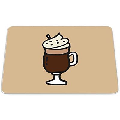Bonamaison , Rectangle Pop Art Digital Printed Mouse Pad, Non-Slip Base, for Office and Home, Size: 22 x 18 cm Bonamaison , Rectangle Pop Art Digital Printed Mouse Pad, Non-Slip Base, for Office and Home, Size: 22 x 18 cm
