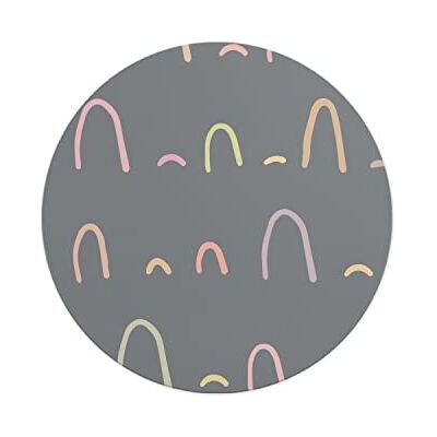 Questo Casa , Round Digital Printed Mouse Pad, Non-Slip Base, for Office and Home, Diameter:22cm Questo Casa , Round Digital Printed Mouse Pad, Non-Slip Base, for Office and Home, Diameter:22cm