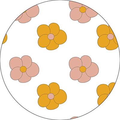 Bonateks , Round Digital Printed Mouse Pad, Non-Slip Base, for Office and Home, Diameter:22cm Bonateks , Round Digital Printed Mouse Pad, Non-Slip Base, for Office and Home, Diameter:22cm