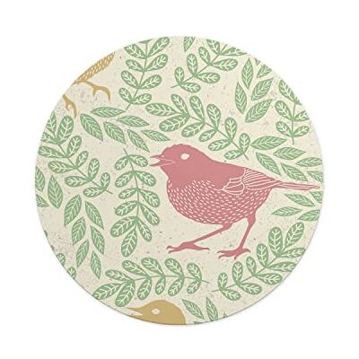Questo Casa , Round Digital Printed Mouse Pad, Non-Slip Base, for Office and Home, Diameter:22cm Questo Casa , Round Digital Printed Mouse Pad, Non-Slip Base, for Office and Home, Diameter:22cm