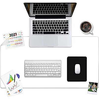 Awnour Clear Desk Pad Blotter on Top of Desks 34 x 17 inches Non Slip Desk Writing Mat for Office and Home Round Edges Textured/Forested Mouse Pad Included. (34 x 17) Awnour Clear Desk Pad Blotter on Top of Desks 34 x 17 inches Non Slip Desk Writing Mat for Office and Home Round Edges Textured/Forested Mouse Pad Included. (34 x 17)