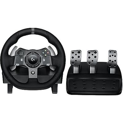 Logitech G G920 Driving Force Racing Wheel and Floor Pedals, Real Force Feedback, Stainless Steel Paddle Shifters, Steering Wheel Cover for Xbox Series X S, Xbox One, PC, Mac Black Logitech G G920 Driving Force Racing Wheel and Floor Pedals, Real Force Feedback, Stainless Steel Paddle Shifters, Steering Wheel Cover for Xbox Series X S, Xbox One, PC, Mac Black