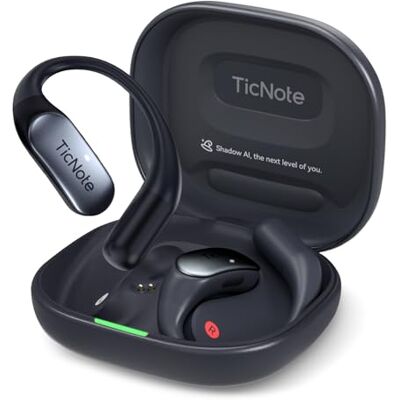 Mobvoi TicNote Pods Wearable AI Voice Recorder, Built-in 4G No Phone Needed – AI Transcribe & Summarize, App Control, AI Note Taker for Meetings & Calls, Supports 120 Languages Mobvoi TicNote Pods Wearable AI Voice Recorder, Built-in 4G No Phone Needed – AI Transcribe & Summarize, App Control, AI Note Taker for Meetings & Calls, Supports 120 Languages