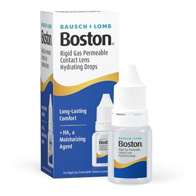 Boston RGP Contact Lens Hydrating Drops Enriched with Hyaluronic Acid & PEG 8000 for Soothing Hydration Gentle Oxyd Preservative- Long-Lasting Comfort Boston RGP Contact Lens Hydrating Drops Enriched with Hyaluronic Acid & PEG 8000 for Soothing Hydration Gentle Oxyd Preservative- Long-Lasting Comfort