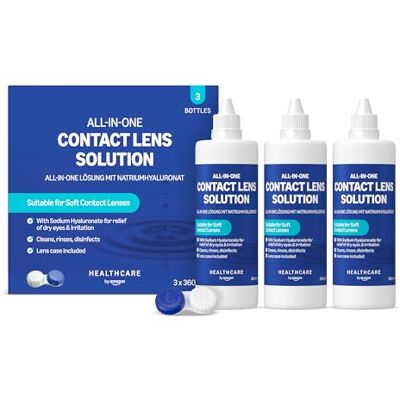 Amazon All-In-One Solution with Sodium Hyaluronate - Contact Lens Solution Amazon All-In-One Solution with Sodium Hyaluronate - Contact Lens Solution
