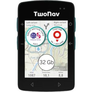 TwoNav Roc (32 GB) + Full Great Britain Topo Ordance & Survey 1:25.000 map, GPS bike computer with 2.7-inch screen for MTB, cycling, gravel or bikepacking TwoNav Roc (32 GB) + Full Great Britain Topo Ordance & Survey 1:25.000 map, GPS bike computer with 2.7-inch screen for MTB, cycling, gravel or bikepacking