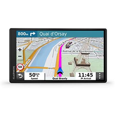 Garmin Drive 55, GPS Sat Nav, 5" edge to edge display, Full EU Mapping, Driver Alerts, Built in Wifi, Driver Alerts, Preloaded Foursquare data, Live Traffic and Weather via Drive app Garmin Drive 55, GPS Sat Nav, 5" edge to edge display, Full EU Mapping, Driver Alerts, Built in Wifi, Driver Alerts, Preloaded Foursquare data, Live Traffic and Weather via Drive app