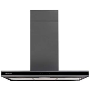 Russell Hobbs RHICH904DB Midnight Collection 90cm Island Cooker Hood, Dark Steel Russell Hobbs RHICH904DB Midnight Collection 90cm Island Cooker Hood, Dark Steel
